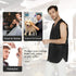 PERFEHAIR Barber Stylist Vest for Men, Black Salon Hairdresser Jacket Smock Clothing