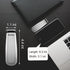 KEMEI Mini Hair Trimmer, Portable Cordless Clipper for Men & Women, Precision Haircut Tool, Silver, Travel-Friendly