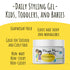 Kids Hair Styling Gel with Coconut Extract - Safe & Gentle Baby Hair Gel, Sulfate-Free for Boys & Girls, 12 oz
