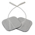 Roscoe Medical TENS Unit Electrode Pads, Premium Replacement Pads, 2" x 2", 8 Count, Reusable