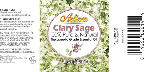 Artizen 30ml Clary Sage Essential Oil - 1 Fluid Ounce