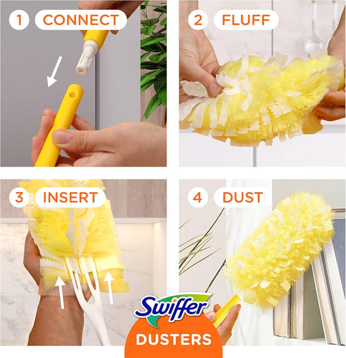 Swiffer Dusters Heavy Duty Multi-Surface Duster Refills, Lavender Scent, 11 Count