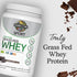 Garden of Life Sport Whey Protein Powder - Chocolate, Premium Grass Fed Whey Protein Isolate, 24g Protein, 20 Servings
