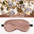 4 Pieces Kids Silk Eye Mask for Sleeping - Smooth Soft Adjustable Strap Blindfolds for Travel Relaxation (Dark Green,