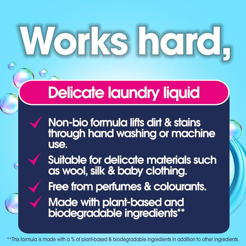 Ecozone Delicate Laundry Liquid, 750ml for Gentle Care