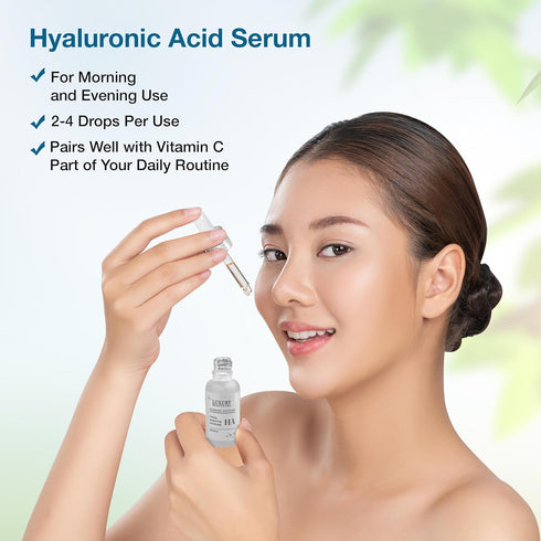 Inc Hyaluronic Acid Anti-Aging Face Serum Moisturizer, Firming Skin Care for Dark Spot Correcting and Deep Hydration