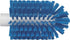 Vikan 5380-90-3 Stiff Tube Brush, Polyester, 3-1/2" x 6-1/4" OAL, Blue