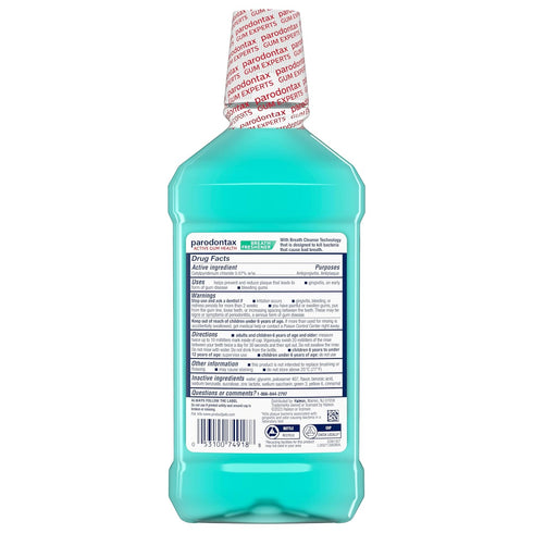 Parodontax Active Gum Health Breath Freshener Mouthwash, 3 x 16.9 fl oz