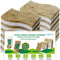 PUCITY Sponges Kitchen Natural Dish Sponge Plant-Based Biodegradable Compostable Cellulose with Coconut Scrubber