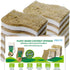 PUCITY Sponges Kitchen Natural Dish Sponge Plant-Based Biodegradable Compostable Cellulose with Coconut Scrubber