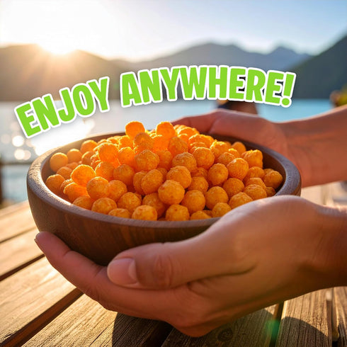 Twin Peaks Low Carb, Keto Friendly Protein Puffs, Combo Pack, 2.1 Ounce, 2 Servings, 3 Pack (60g, 42g Protein, 4g Carbs)