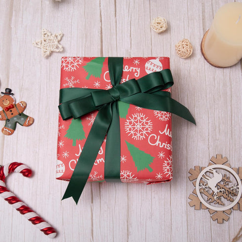 1 Inch Hunter Green Double Face Satin Ribbon, 25 Yards for Gift Wrapping, Hair Bows, Chair Sash, Floral Craft