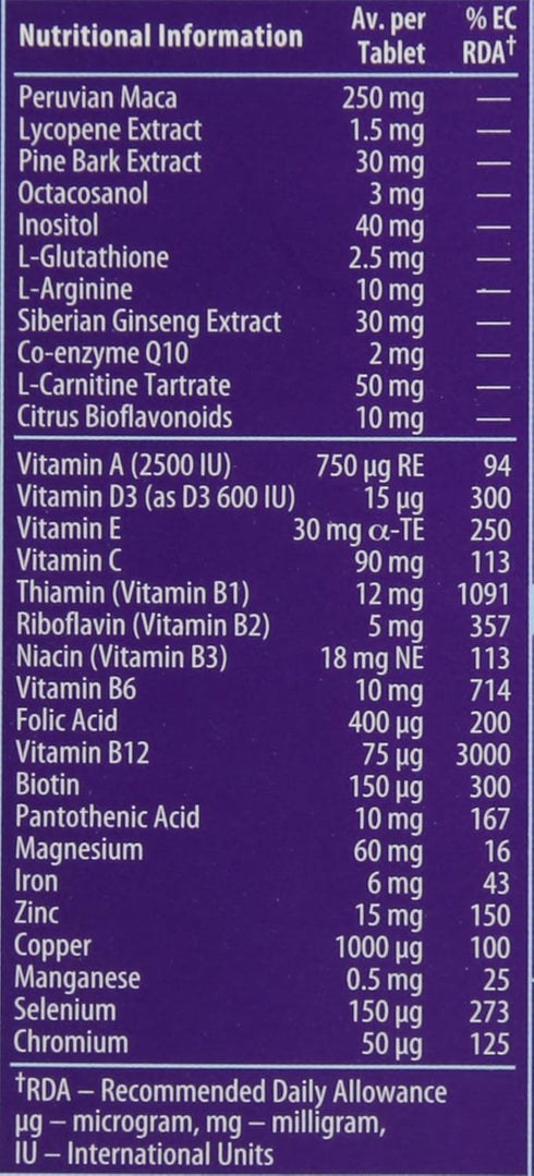 Wellman 30 Vitabiotics Conception Tablets Capsules