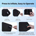 Petixol Inflatable Seat Cushion for Airplane TravelPress-to-Inflate Without Pump,Decompression Cushion, Portable