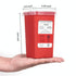 Alcedo Sharps Container for Home Use, 1 Quart (3-Pack) for Biohazard Needle and Syringe Disposal, Portable