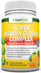 Super Vitamin C Complex - 1695Mg - 180 Tablets - with 530 mg Natural Citrus Bioflavonoids, Rose Hips, Rutin, Quercetin