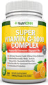 Super Vitamin C Complex - 1695Mg - 180 Tablets - with 530 mg Natural Citrus Bioflavonoids, Rose Hips, Rutin, Quercetin