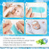 16 Sheets Fever Patches for Kids, Hot Weather Cooling Gel Patches for Adults, Headache Cooling & Pain Relief