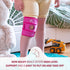 KARM Kids Knee Brace - Adjustable Compression Support for Osgood Schlatter, Pain, Sports, Meniscus Tear, Pink