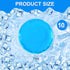 Reusable Ice Packs for Injuries, 10 Pack Round Ice Packs for Face, Gel Ice Packs for Hot Cold Compress, Ice Bag for