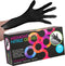 FRAMAR Powder Free Nitrile Gloves – 12 INCH Black Disposable Latex Free Gloves, Medium Size