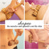 T-Shape Massager with Grooved Rollers, Multi-Functional Body Roller for Cellulite Reduction and Muscle Tension