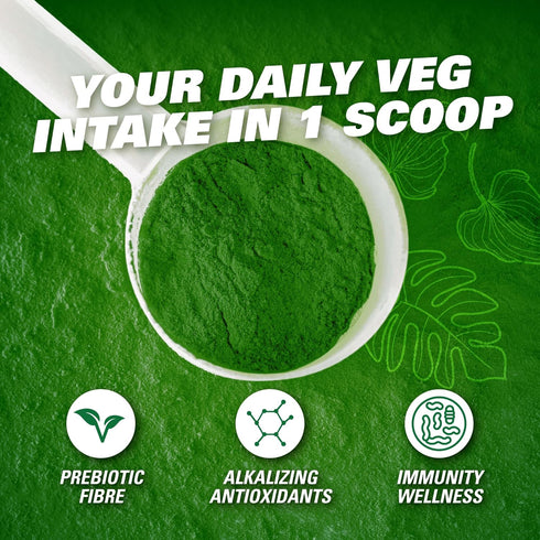 Immunity 30 EHP Labs OxyGreens Super Greens Powder - Spirulina & Chlorella Superfood, Green Juice Powder & Greens