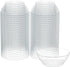 R-kay 10 Oz Clear Plastic Bowls, 50 Pack Disposable Heavy Duty Ice Cream and Dessert Bowls for Party