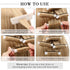 WILLBOND 36 Pieces Cold Wave Rod Hair Perm Rods with Steel Rat Tail Comb for Hairdressing Styling