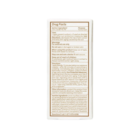 Sun Bum Mineral SPF 50 Sunscreen Face Stick - Vegan, Broad Spectrum Natural Sunscreen .45 oz