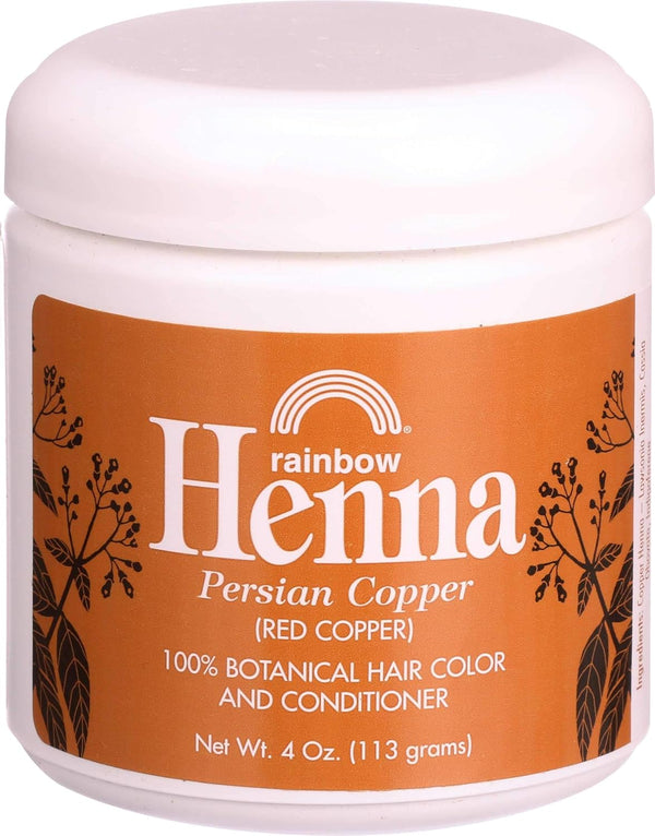 Rainbow Research Henna Hair Color and Conditioner, Persian Copper Red, 4 Fluid Ounce