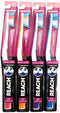 REACH Total Care Floss Clean Toothbrush Soft Full 1 Each (Colors May Vary) (Pack of 4)