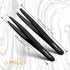 Precision Tweezers Set, Slanted & Pointed Tip High Carbon Stainless Steel Tweezer Kit for Hair Removal