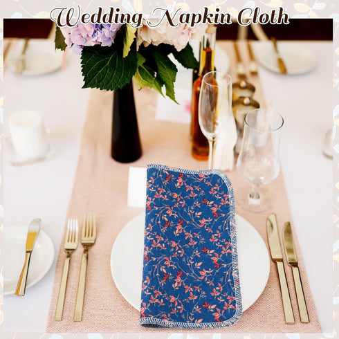 Reusable Paper Towels (25 Pcs) - Cotton Towels, Absorbent Washable Paper Towels with Roll for Kitchen