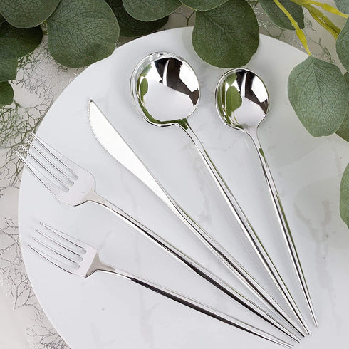 Nicole Fantini (96) Elegant Novelty Silver Salad Forks, Teaspoons And Knives
