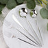 Nicole Fantini (96) Elegant Novelty Silver Salad Forks, Teaspoons And Knives