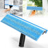 SOBONNE Window Squeegee for Home Window Cleaning Squeegee and Microfiber Window Scrubber, Glass
