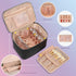 OCHEAL Travel Makeup Bag, Large Organizer Cosmetic Case with Detachable Brush Divider, Waterproof Portable