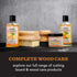 CLARK'S Food Grade Mineral Oil & Wax Applicator for Wood Cutting Boards, Butcher Blocks, USA Maple