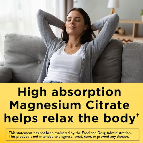 Nature Made Magnesium Citrate 250 mg, 60 Softgels, Magnesium Supplement for Muscle, Nerve, Bone and Heart Support