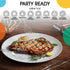 150 Pack Heavy Duty Clear Plastic Cutlery Set, 50 Forks, 50 Spoons, 50 Knives for Party Supplies