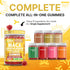 Gummies 60 Gummies Gummy Clean Nutra Maca Root Ashwagandha Fenugreek Slippery Elm Saffron Hibiscus Beta Carotene