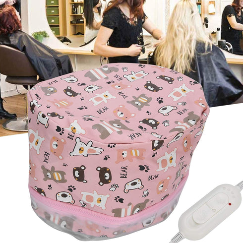 Hair Care Hat, Electric Hair Steamer with 3 Mode Temperature Control, Detachable Oil Treatment Tool