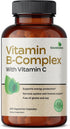 Futurebiotics Vitamin B Complex with Vitamin C, 200 Vegetarian Capsules for Energy & Immune Support