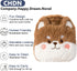 Rubber Hot Water Bottles for Pain Relief - Cute Faux Fur Cover Dog01