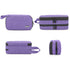 LUXJA Essential Oil Carrying Case, Holds 12 Bottles (5ml-15ml), Portable Double-Layer Organizer, Purple