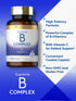 Carlyle Vitamin B Complex Plus Vitamin C, 250 Caplets - Vegetarian, Non-GMO and Gluten Free Supplement