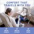 Hammock BASIC CONCEPTS Airplane Foot for Plane Travel Essentials - Airplane Travel Essentials, Long Flight Foot Rest