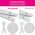 Teenitor Nail File Nail Buffer, 6 pcs Emery Boards for Natural Nails, Nail Buffer and Shine Kit, 100/180 Grit