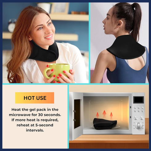 Gel Ice Pack Wrap for Neck Pain Relief